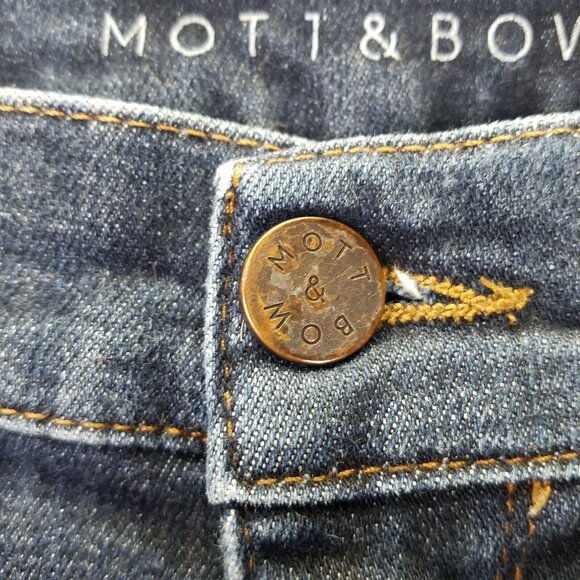 Mott & Bow Jeans Men's 38x32 Blue Slim Straight Leg Woos-Ston Stretch Denim - Picture 7 of 16